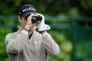 rangefinder on golf course